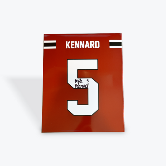 Kyle Kennard Signed Jersey Photo