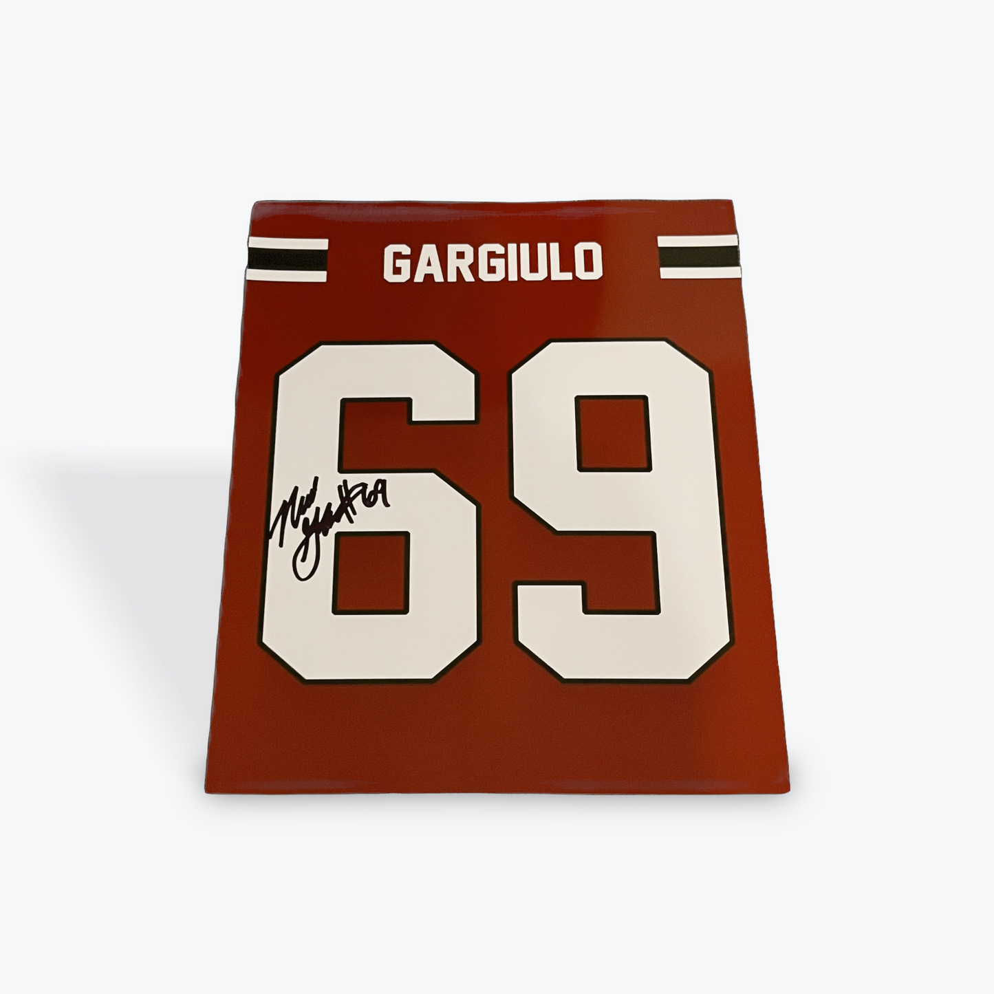 Nick Gargiulo Signed Jersey Photo