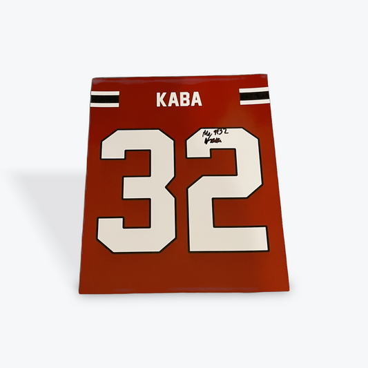 Mo Kaba Signed Jersey Photo