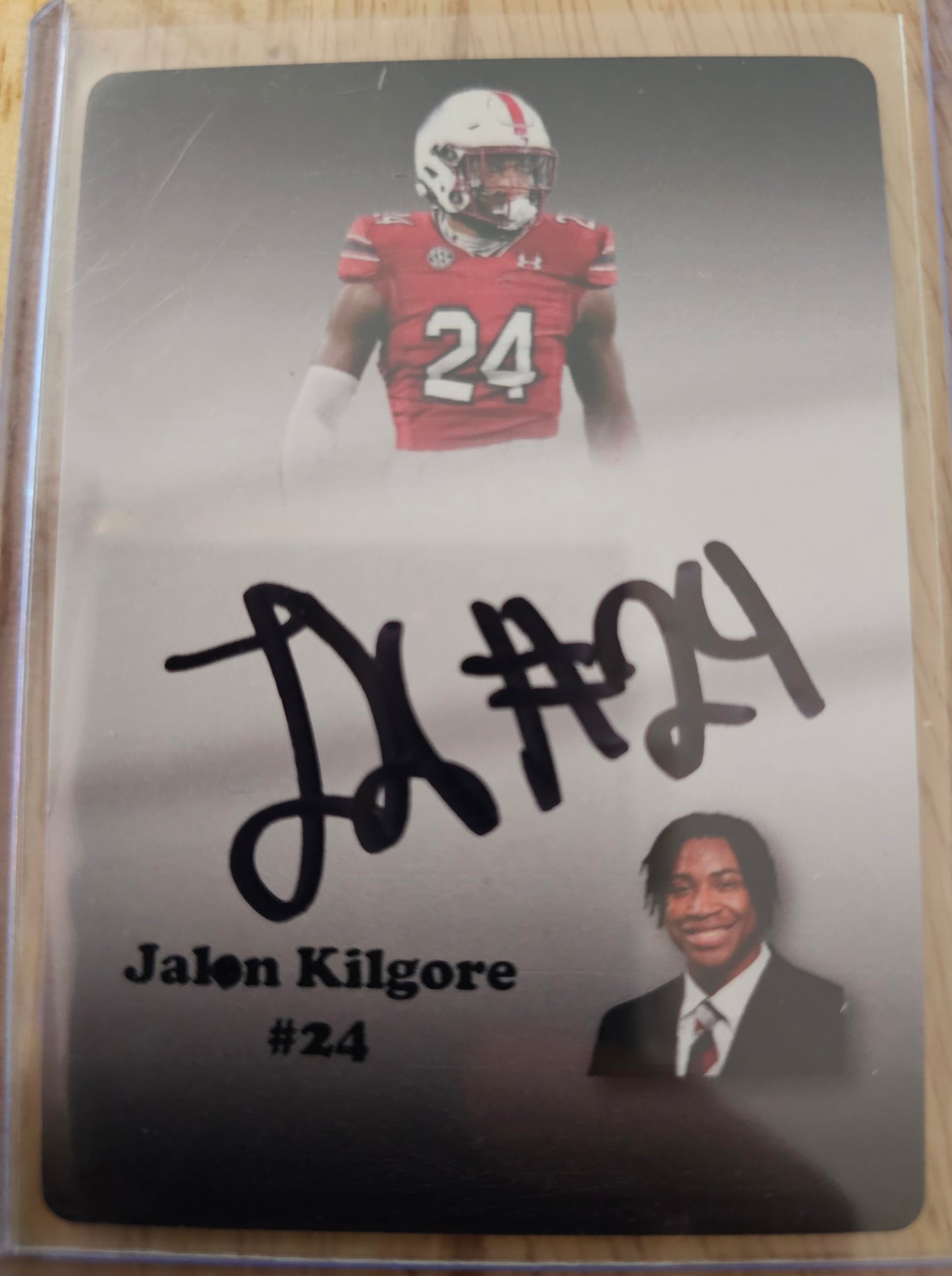 Jalon Kilgore Signed PA Trading Card (Error Card)