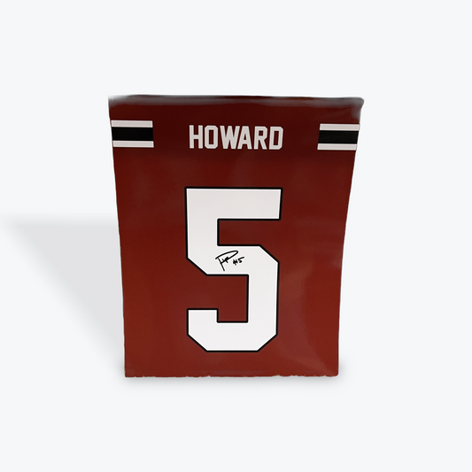 Grayson "Pup" Howard Signed Jersey Photo