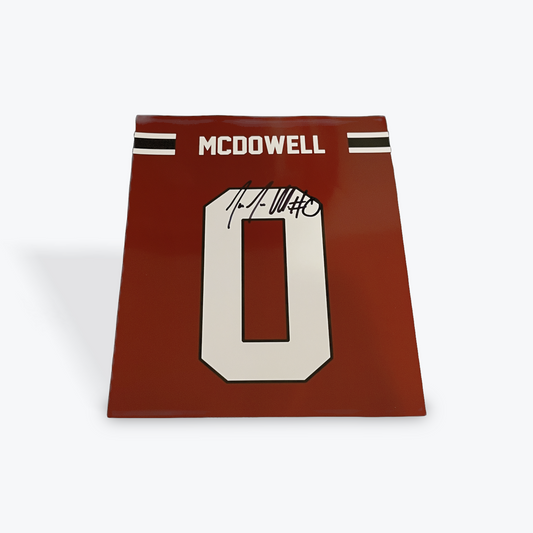 JuJu McDowell Signed Jersey Photo