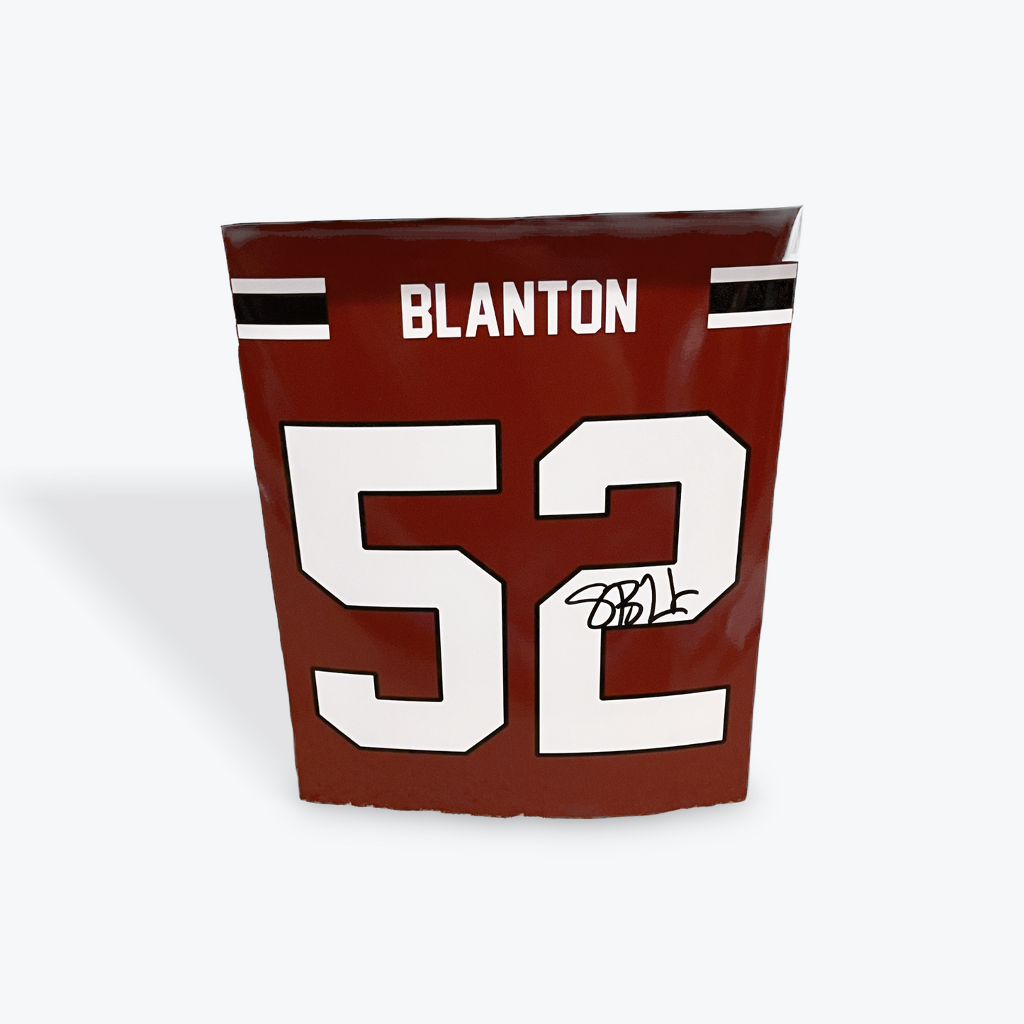 Stone Blanton Signed Jersey Photo