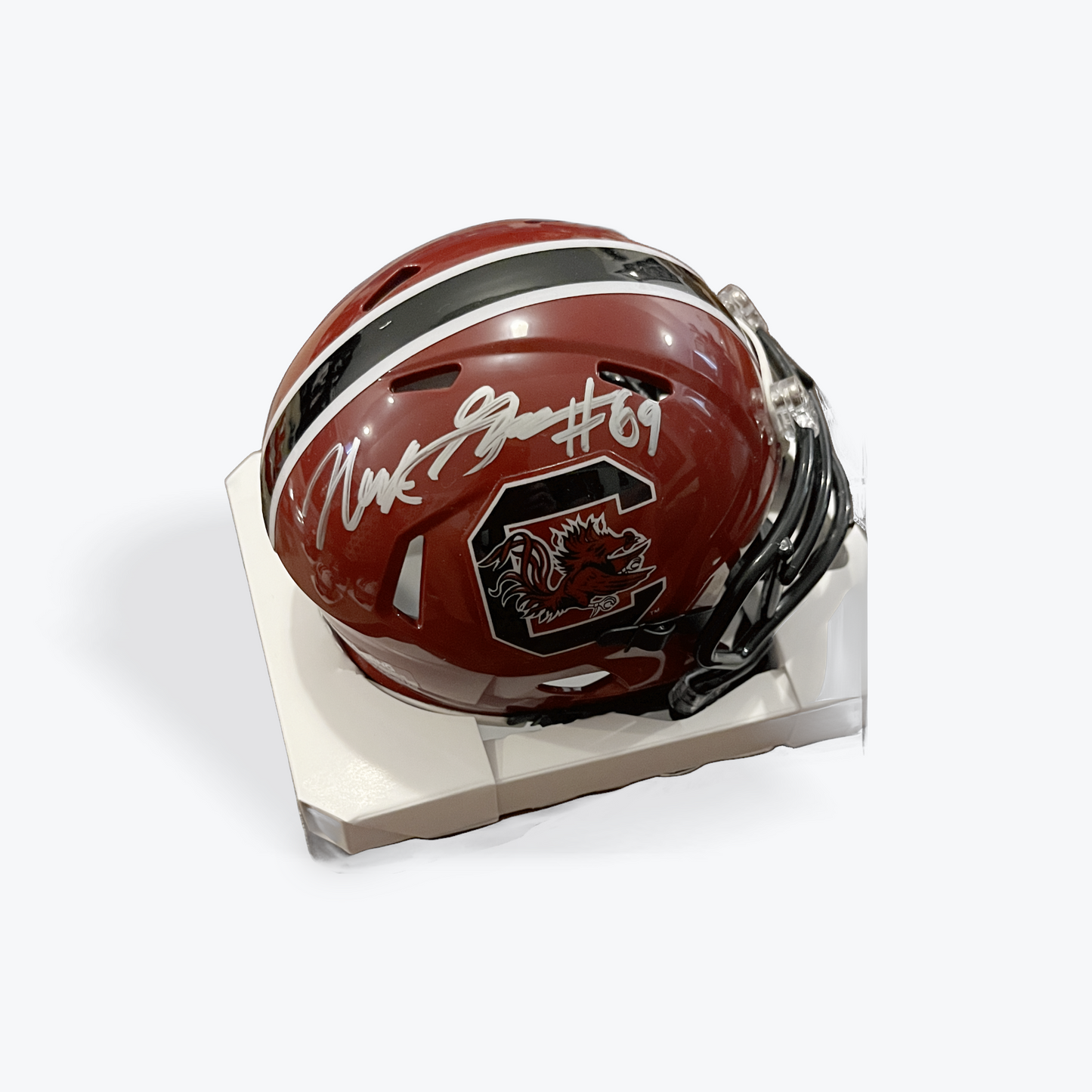 Nick Gargiulo Signed Mini Helmet