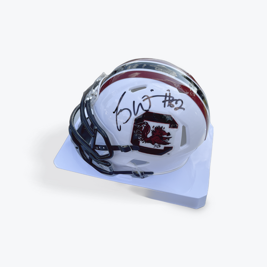 Troy Williamson Signed Mini Helmet