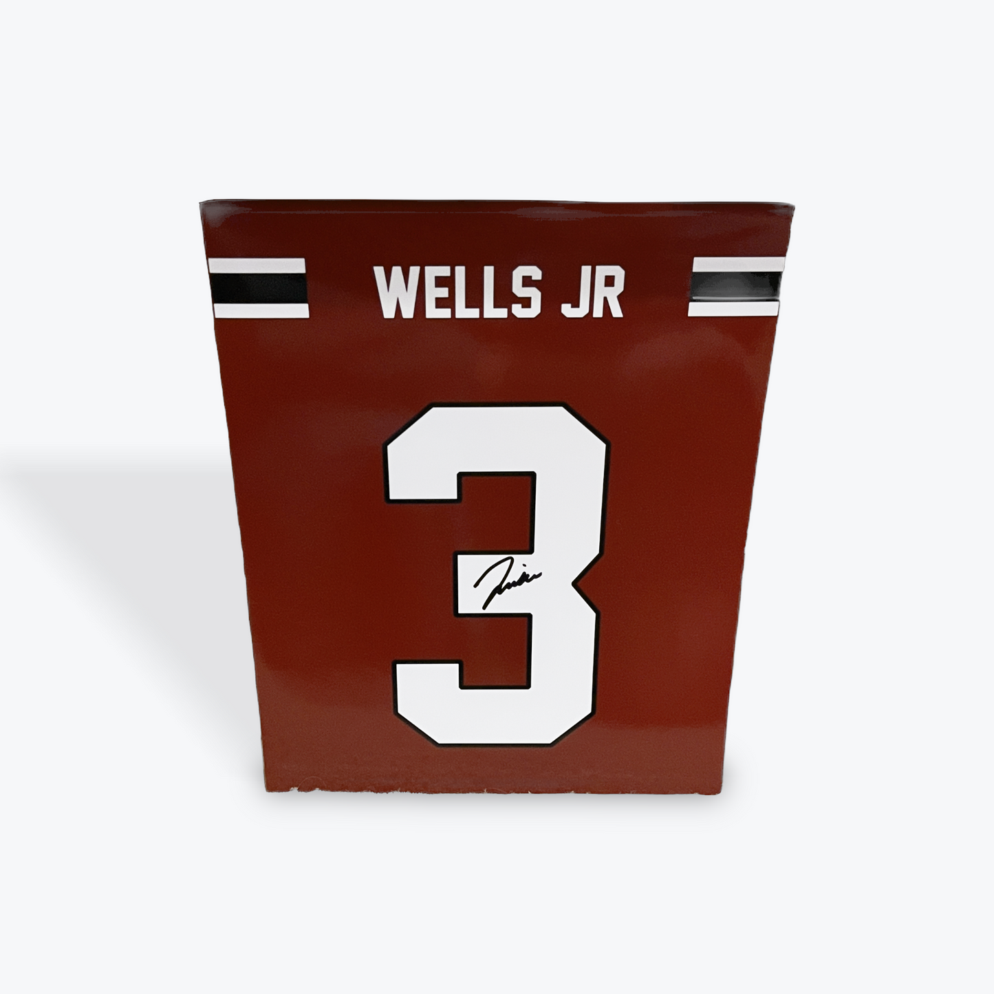 Juice Wells Signed Jersey Photo