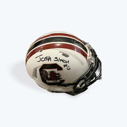 Joshua Simon Signed Mini Helmet