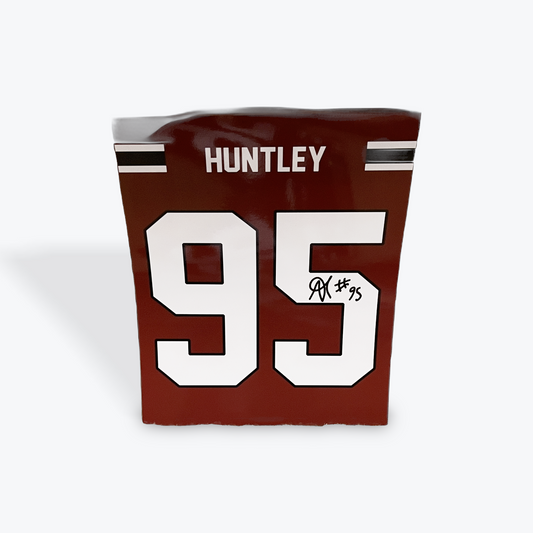 Alex "Boogie" Huntley Signed Jersey Photo