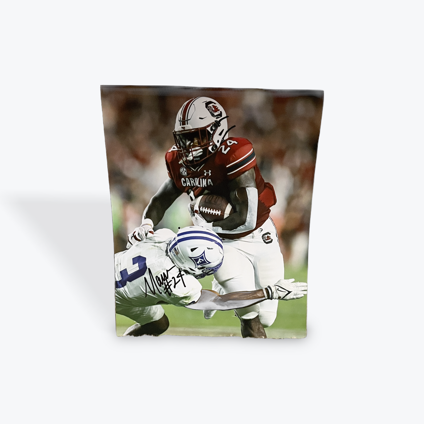 Mario Anderson Jr Signed Action Photo vs Furman