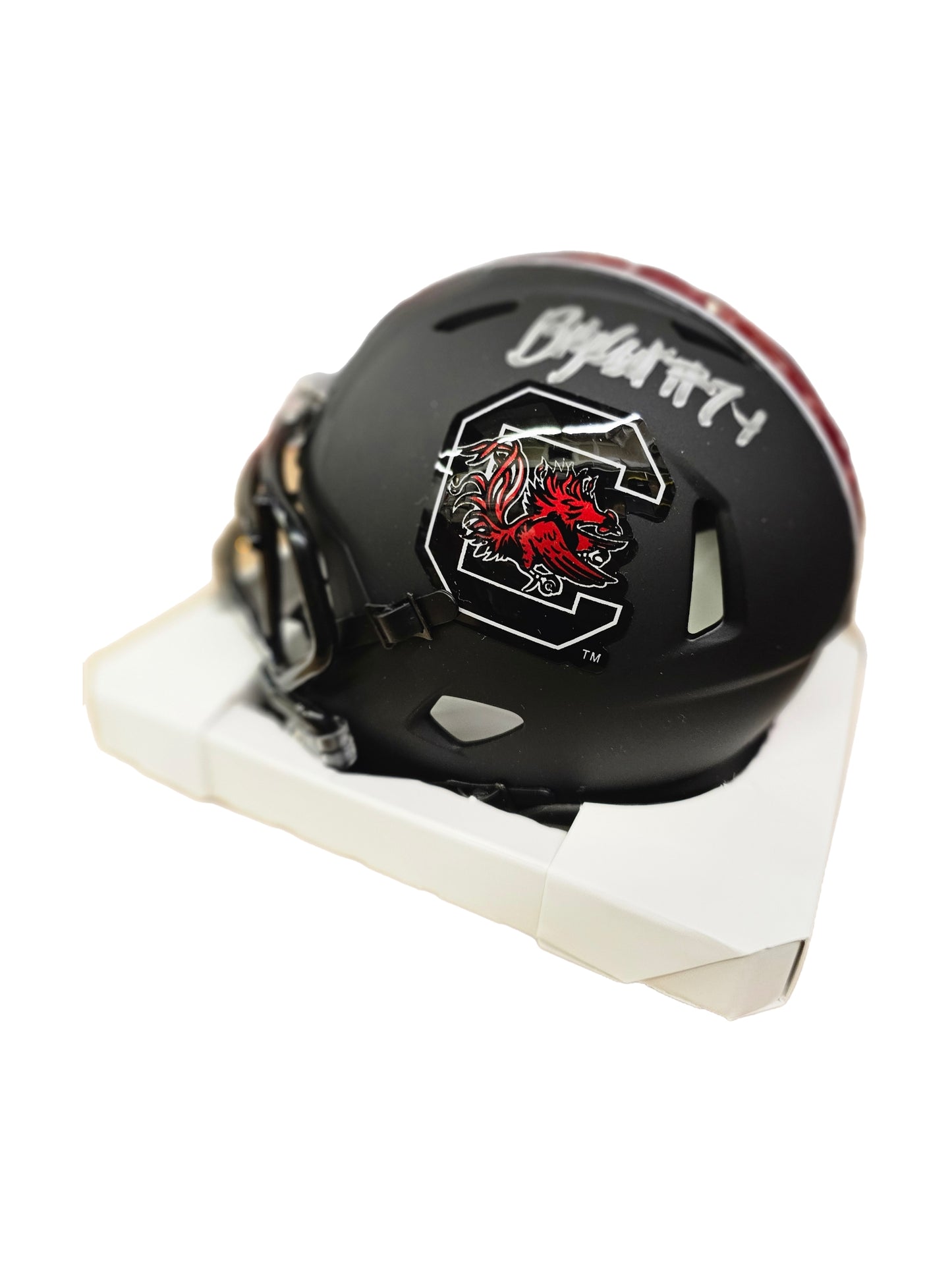 Josiah "Big Cat" Thompson Signed Mini Helmet