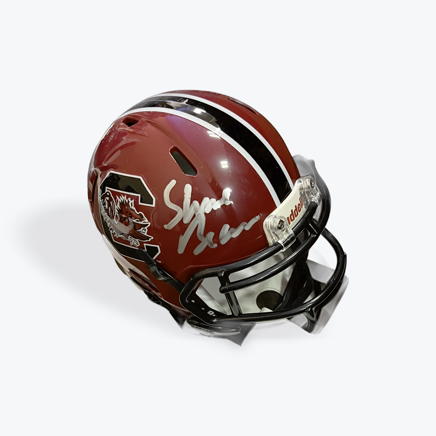 Shane Beamer Signed Mini Helmet