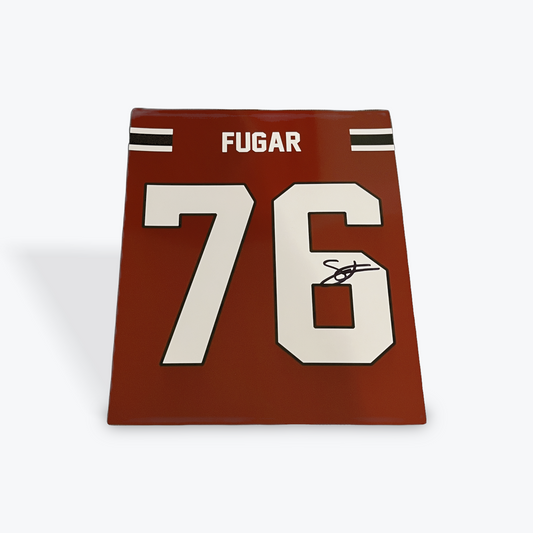 Sidney Fugar Signed Jersey Photo