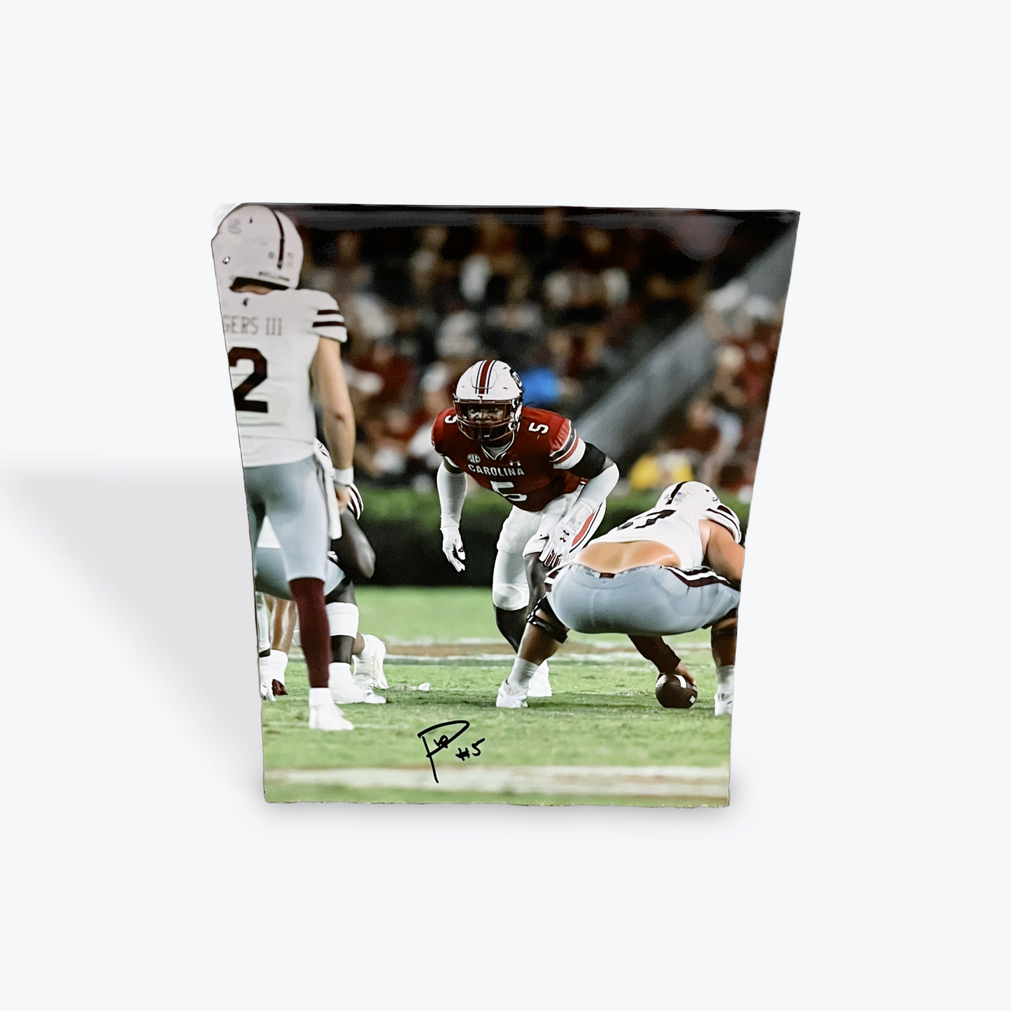 Grayson "Pup" Howard Signed Action Photo vs Mississippi State