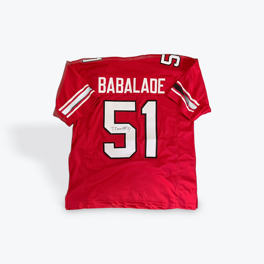 Tosin "Tree" Babalade Signed Custom Jersey