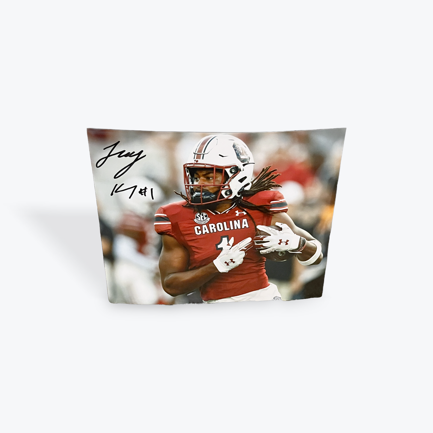 Trey Knox Signed Action Photo