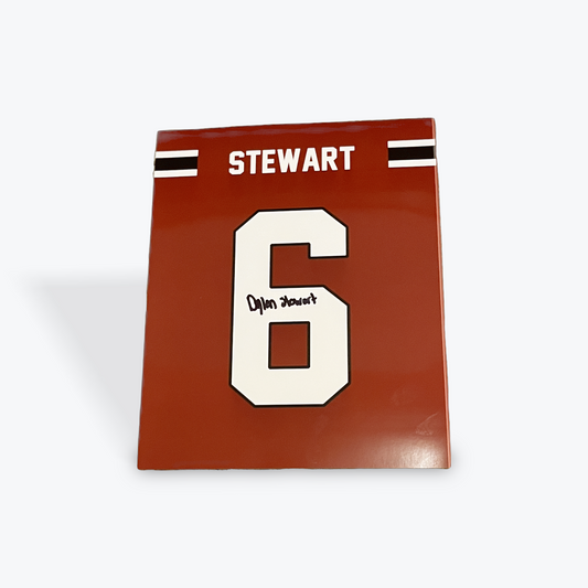 Dylan Stewart Signed Jersey Photo