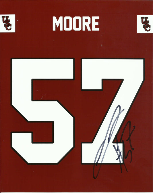 Langston Moore Signed Jersey Photo