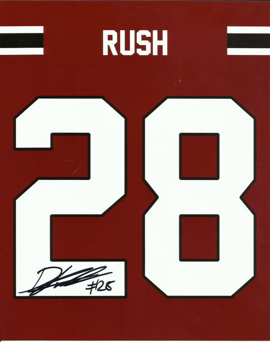 Darius Rush Signed Jersey Photo