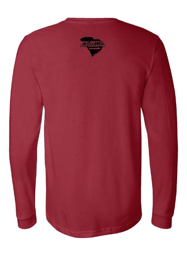 LaNorris Sellers Glasses Shirt-Garnet Long Sleeve