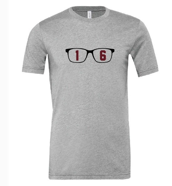 LaNorris Sellers Glasses Shirt-Gray